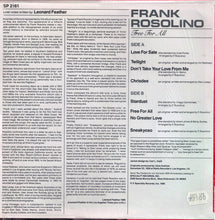 Carica l'immagine nel visualizzatore di Gallery, Frank Rosolino : Free For All (LP, Album)