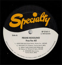Carica l'immagine nel visualizzatore di Gallery, Frank Rosolino : Free For All (LP, Album)