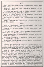 Carica l'immagine nel visualizzatore di Gallery, Barney Kessel : 'Easy Like' Barney Kessel Volume 1 (LP, Album, RE)