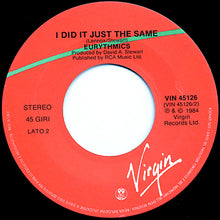 Carica l'immagine nel visualizzatore di Gallery, Eurythmics : Sexcrime (Nineteen Eighty Four) (7", Single)