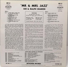 Carica l'immagine nel visualizzatore di Gallery, Sue And Ralph Sharon : Mr & Mrs Jazz (LP, Album, Mono, RE)