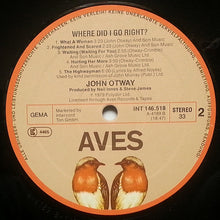 Carica l'immagine nel visualizzatore di Gallery, John Otway : Where Did I Go Right? (LP, Album)