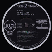 Carica l'immagine nel visualizzatore di Gallery, Vinnie James : All American Boy (LP, Album)