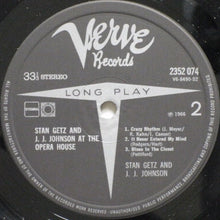 Carica l'immagine nel visualizzatore di Gallery, Stan Getz And J.J. Johnson : At The Opera House (LP, Album, RE)