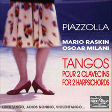Carica l'immagine nel visualizzatore di Gallery, Mario Raskin, Oscar Milani : Piazzolla:  Tangos Pour 2 Clavecins / For 2 Harpsichords (CD)
