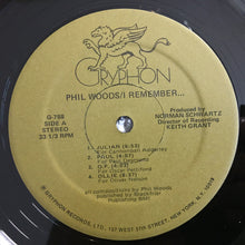 Carica l'immagine nel visualizzatore di Gallery, Phil Woods : I Remember... (LP, Album, Gat)
