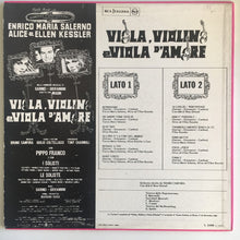 Carica l'immagine nel visualizzatore di Gallery, Enrico Maria Salerno, Alice & Ellen Kessler : Viola, Violino E Viola D'Amore (LP, Album)