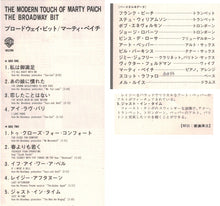 Carica l'immagine nel visualizzatore di Gallery, Marty Paich : The Modern Touch Of Marty Paich - The Broadway Bit (LP, Album, RE, wit)