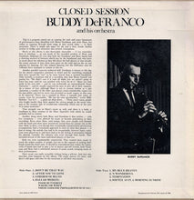 Carica l'immagine nel visualizzatore di Gallery, Buddy DeFranco And His Orchestra : Closed Session (LP, Album, RE)