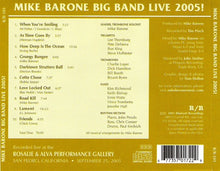 Carica l'immagine nel visualizzatore di Gallery, The Mike Barone Big Band : Live 2005! (CD)