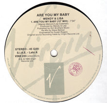 Carica l'immagine nel visualizzatore di Gallery, Wendy & Lisa : Are You My Baby? (12")