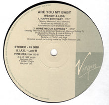 Carica l'immagine nel visualizzatore di Gallery, Wendy & Lisa : Are You My Baby? (12")