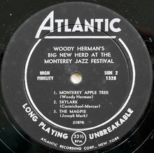 Carica l'immagine nel visualizzatore di Gallery, Woody Herman's Big New Herd : At The Monterey Jazz Festival (LP, Album, Mono)