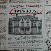 Carica l'immagine nel visualizzatore di Gallery, Larry Coryell - Philip Catherine : Twin-House (LP, Album, SP )