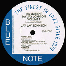 Carica l'immagine nel visualizzatore di Gallery, Jay Jay Johnson* : The Eminent Jay Jay Johnson Volume 1 (LP, Comp, RE)