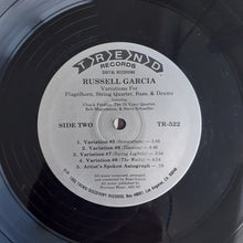 Carica l'immagine nel visualizzatore di Gallery, Russell Garcia : Variations For Flugelhorn, String Quartet, Bass, & Drums (LP, Album)