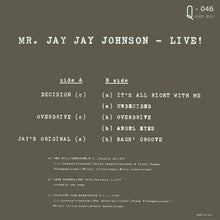 Carica l'immagine nel visualizzatore di Gallery, J.J. Johnson : Live! (LP, Album)