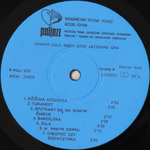 Carica l'immagine nel visualizzatore di Gallery, Henryk Gold : Kiedy Dziki Jazzband Gra... (LP, Comp)