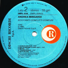 Carica l'immagine nel visualizzatore di Gallery, Andrea Mingardi : Eccitanti Conflitti Confusi (LP, Album)