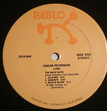 Carica l'immagine nel visualizzatore di Gallery, Oscar Peterson : Live! (LP)