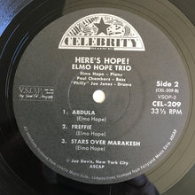 Carica l'immagine nel visualizzatore di Gallery, Elmo Hope Trio : Here's Hope! (LP, Album, Mono, RE)