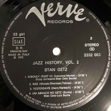Carica l'immagine nel visualizzatore di Gallery, Stan Getz : Jazz-History Vol. 2 (2xLP, Comp, Gat)