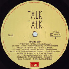Carica l'immagine nel visualizzatore di Gallery, Talk Talk : It's My Mix (12", EP, Comp)