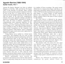 Carica l'immagine nel visualizzatore di Gallery, Agustín Barrios Mangoré - Antigoni Goni : Guitar Music Vol. 1 - Suite Andina / Un Sueño En La Floresta (CD)