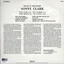 Carica l'immagine nel visualizzatore di Gallery, Sonny Clark : Blues In The Night (LP, Album, RE)