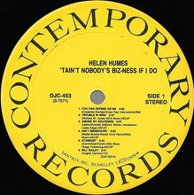 Carica l'immagine nel visualizzatore di Gallery, Helen Humes : 'Tain't Nobody's Biz-ness If I Do (LP, Album, RE, RM)