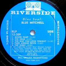 Carica l'immagine nel visualizzatore di Gallery, Blue Mitchell Sextet : Blue Soul (LP, Album, Mono)