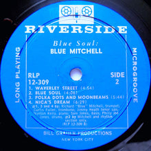 Carica l'immagine nel visualizzatore di Gallery, Blue Mitchell Sextet : Blue Soul (LP, Album, Mono)