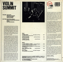 Carica l'immagine nel visualizzatore di Gallery, Stuff Smith, Stéphane Grappelli, Svend Asmussen, Jean-Luc Ponty : Violin-Summit (LP, Album, RE)
