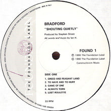 Carica l'immagine nel visualizzatore di Gallery, Bradford : Shouting Quietly (LP, Album)