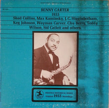 Carica l'immagine nel visualizzatore di Gallery, Benny Carter : 1933 (LP, Comp, RE, RM)
