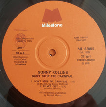 Carica l'immagine nel visualizzatore di Gallery, Sonny Rollins : Don't Stop The Carnival (2xLP, Album, Gat)
