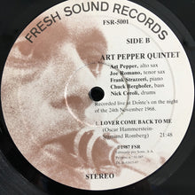 Carica l'immagine nel visualizzatore di Gallery, Art Pepper Quintet : Live At Donte's Vol. 1 (LP, Album)