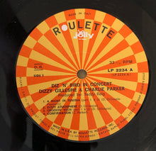 Carica l'immagine nel visualizzatore di Gallery, Dizzy Gillespie & Charlie Parker : Diz 'N' Bird In Concert (LP, Comp, Mono)