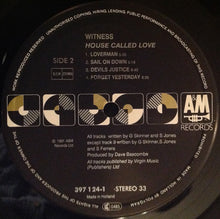 Carica l'immagine nel visualizzatore di Gallery, Witness (9) : House Called Love (LP, Album)