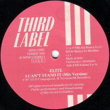 Carica l'immagine nel visualizzatore di Gallery, Élite (7) : I Can't Stand It (12")