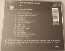 Carica l'immagine nel visualizzatore di Gallery, Brenda Lee : My Greatest Songs (CD, Comp)