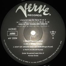 Carica l'immagine nel visualizzatore di Gallery, Ben Webster : King Of The Tenors (LP, Album, Mono, RE)