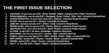 Carica l'immagine nel visualizzatore di Gallery, Various : The First Issue Selection (CD, Comp, Mixed)