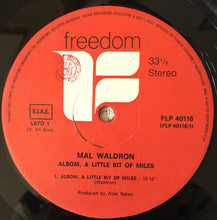 Carica l'immagine nel visualizzatore di Gallery, Mal Waldron : A Little Bit Of Miles (LP)