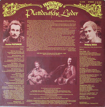 Carica l'immagine nel visualizzatore di Gallery, Joachim Piatkowski & Wolfgang Rieck : Plattdeutsche Lieder (LP, Album)