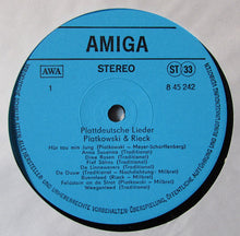 Carica l'immagine nel visualizzatore di Gallery, Joachim Piatkowski & Wolfgang Rieck : Plattdeutsche Lieder (LP, Album)