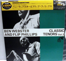 Carica l'immagine nel visualizzatore di Gallery, Ben Webster, Flip Phillips : Classic Tenors, Vol.2 (LP, Comp, Mono)