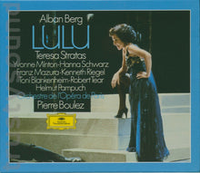 Carica l'immagine nel visualizzatore di Gallery, Alban Berg - Teresa Stratas, Yvonne Minton • Hanna Schwarz, Franz Mazura • Kenneth Riegel, Toni Blankenheim • Robert Tear, Helmut Pampuch, Orchestre National De L'Opéra De Paris, Pierre Boulez : Lulu (3xCD, Album, RE + Box)