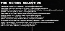 Carica l'immagine nel visualizzatore di Gallery, Various : The Genius Selection (CD, Comp, Mixed)