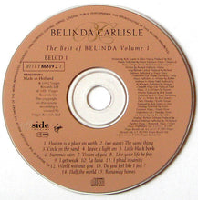 Carica l'immagine nel visualizzatore di Gallery, Belinda Carlisle : The Best Of Belinda Volume 1 (CD, Comp)